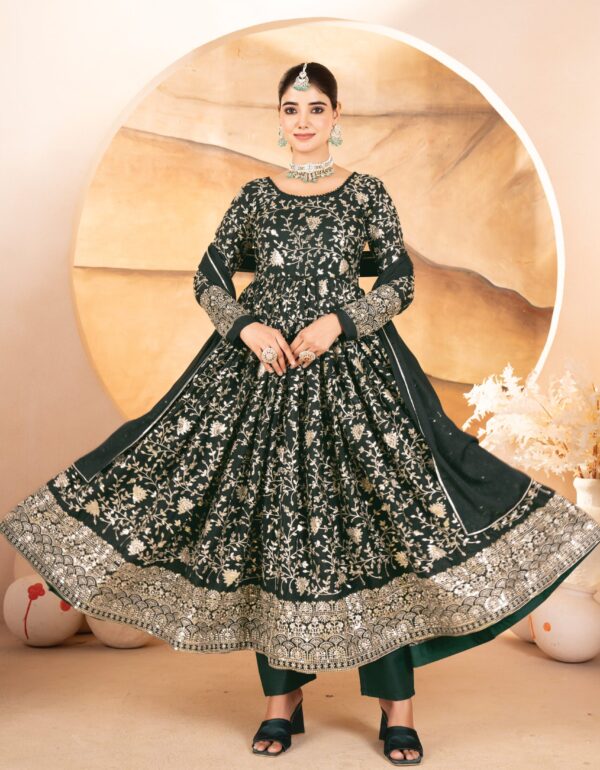 Regal Rani Pink Resham Anarkali Set