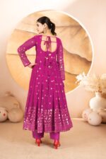 Regal Zari Resham Anarkali Set - Image 6