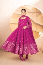 Regal Zari Resham Anarkali Set