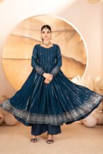 Regal Resham Anarkali Ensemble - Image 3