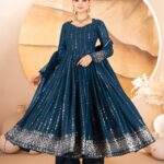 Regal Resham Anarkali Ensemble