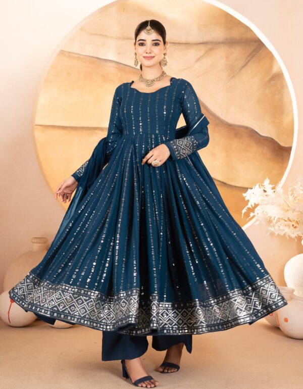 Regal Resham Anarkali Ensemble