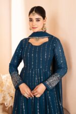 Regal Resham Anarkali Ensemble - Image 7
