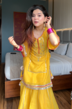 Haldi Glow Heritage Zari Sharara - Image 7