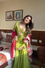 Rani Pink Royal Sharara Set - Image 2