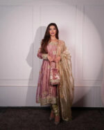 Blush Pink Heritage Zari Suit Set - Image 5