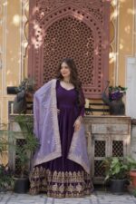 Regal Zari Riwaaz Embroidered Anarkali Gown - Image 7