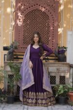 Regal Zari Riwaaz Embroidered Anarkali Gown - Image 6