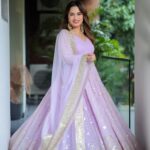 Imperial Midnight Blue Anarkali Ensemble