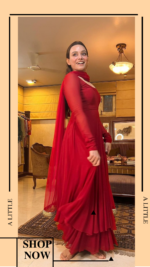 Sindoor Red Riwaaz Anarkali Ensemble