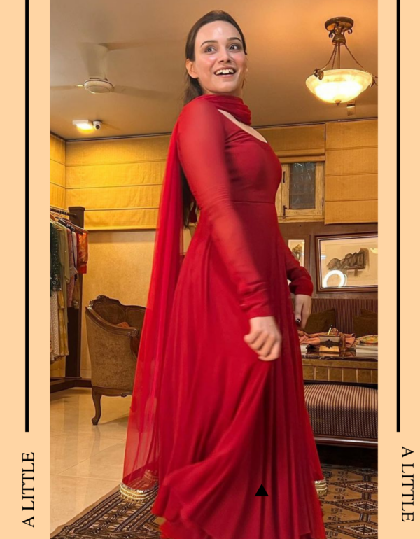 Sindoor Red Riwaaz Anarkali Ensemble