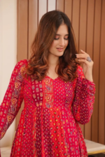 Grand Maharani Resham Heritage Anarkali Set - Image 2