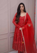 Sindoor Red Maharani Anarkali Ensemble