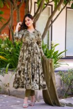 Majestic Heritage Zari Anarkali Ensemble - Image 2