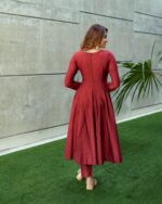 Haldi Heritage Silk Anarkali Ensemble - Image 5