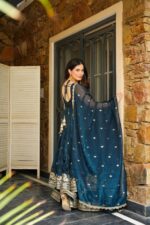 Regal Rama Maroon Heritage Anarkali Set - Image 9