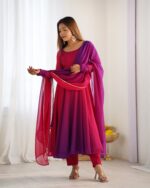 Majestic Heritage Zari Anarkali Ensemble - Image 5