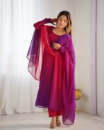 Majestic Heritage Zari Anarkali Ensemble - Image 3