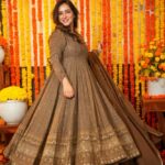 Regal Kesar Zari Anarkali Ensemble