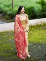 Royal Rani Pink Zari Salwar Set - Image 5
