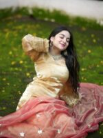 Royal Rani Pink Zari Salwar Set - Image 2