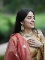 Royal Rani Pink Zari Salwar Set - Image 9