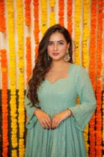 Royal Midnight Blue Resham Anarkali Ensemble - Image 5