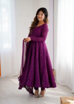 Heritage Resham Anarkali Suit Set - Image 13