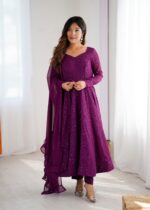 Heritage Resham Anarkali Suit Set - Image 7