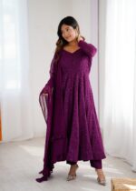 Heritage Resham Anarkali Suit Set - Image 14