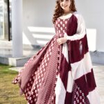 Royal Mocha Chanderi Kurta Set