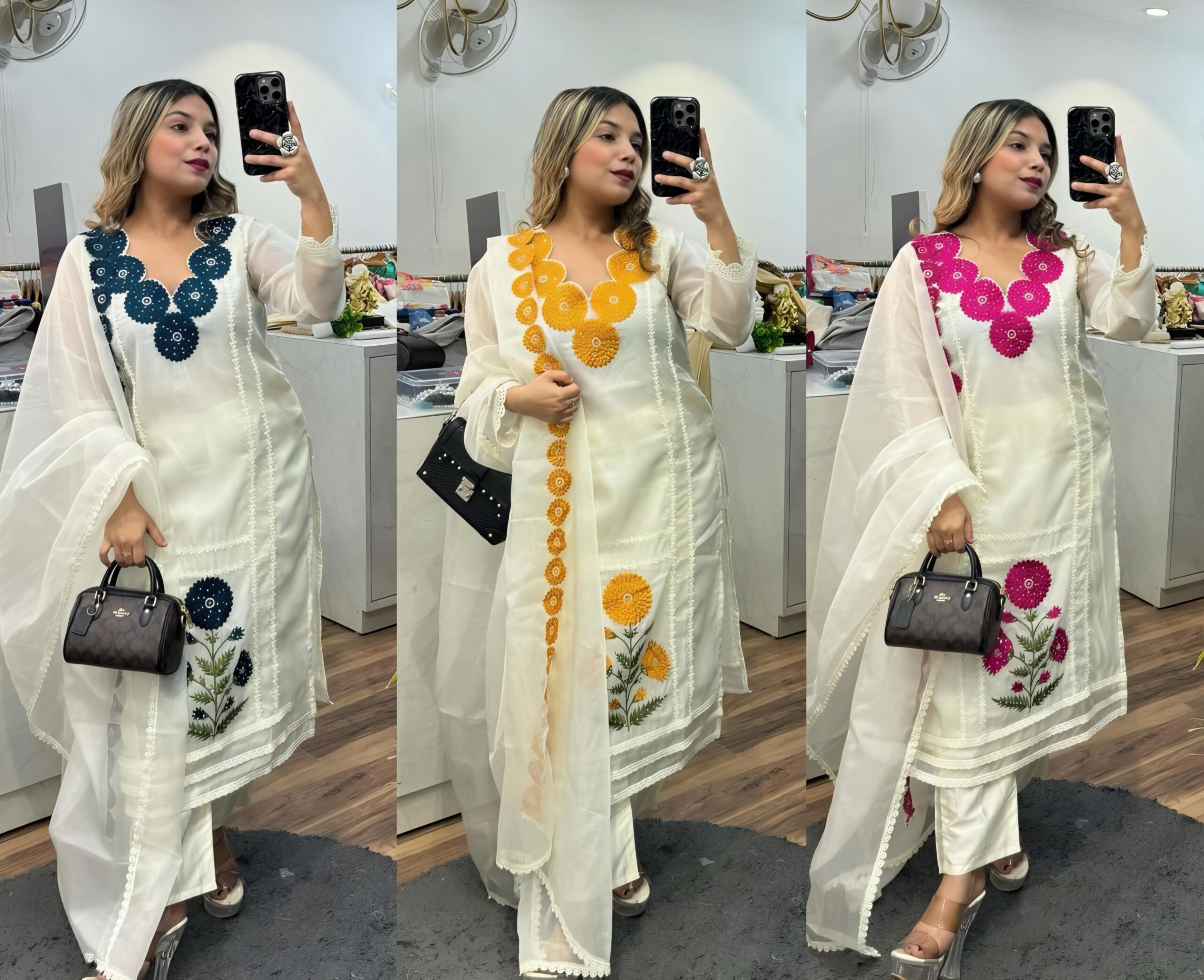 Picsart_24-07-22_17-21-57-081 Majestic Resham Heritage Kurti Set - Image 1