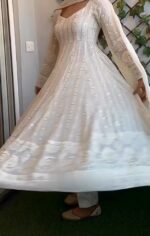 Majestic Resham Maharani Anarkali Set - Image 4