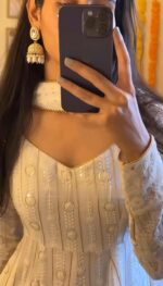 Majestic Resham Maharani Anarkali Set - Image 5