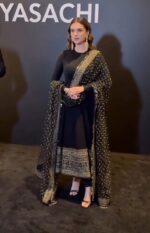 Heritage Midnight Blue Zari Anarkali Set - Image 2