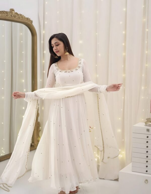Ivory Royal Heritage Anarkali Set