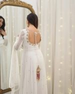 Ivory Royal Heritage Anarkali Set - Image 3