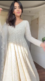 Royal Lakhnawi Parampara Anarkali Set