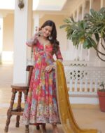 Royal Heritage Resham Anarkali Set - Image 2