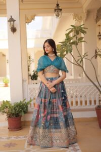 Royal Riwaaz Zari Silk Lehenga Set - Image 13