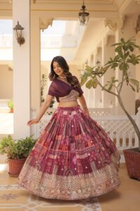 Royal Riwaaz Zari Silk Lehenga Set - Image 11