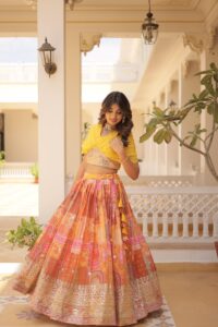 Royal Riwaaz Zari Silk Lehenga Set - Image 7