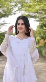 Divine Ivory Riwaaz Anarkali Set - Image 4