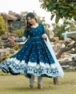 Royal Rani Pink Heritage Anarkali Set