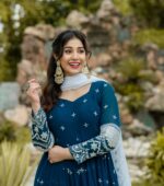 Royal Rani Pink Heritage Anarkali Set - Image 5