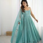 Regal Resham Midnight Blue Anarkali Set