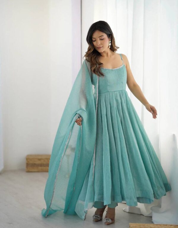 Regal Resham Midnight Blue Anarkali Set