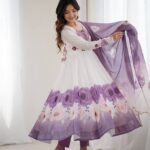 Royal Aabha Midnight Blue Anarkali Set