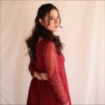 Regal Sindoor Red Resham Suit Set - Image 3