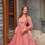 Royal Rani Pink Silk Anarkali